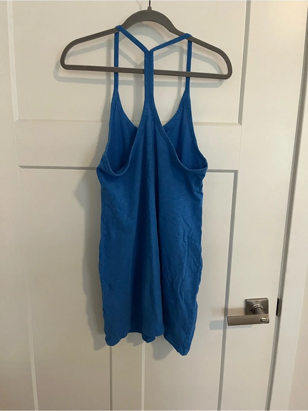 JCrew Women's Blue Racerback beach cover up